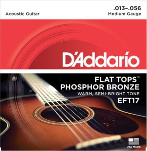 Struny do Gitary Akustycznej - D'addario EFT17 13-56