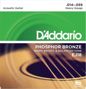 Struny do Gitary Akustycznej - D'addario EJ18 14-59