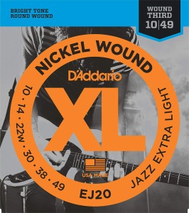 Struny do Gitary Elektrycznej - D'addario EJ20 10-49