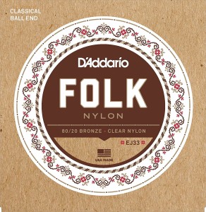 Struny do Gitary Klasycznej - D'addario EJ33