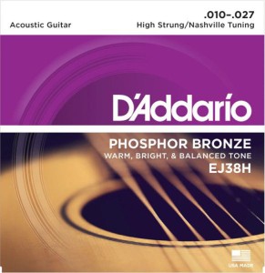 Struny do Gitary Akustycznej - D'addario EJ38 H 10-27