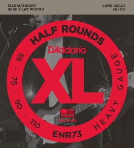 Struny do Gitary Basowej - D'addario ENR73 55-110
