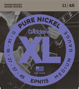 Struny do Gitary Elektrycznej - D'addario EPN115 11-48