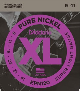 Struny do Gitary Elektrycznej - D'addario EPN120 9-41