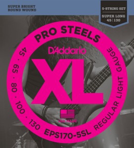 Struny do Gitary Basowej - D'addario EPS170-5 SL 45-130
