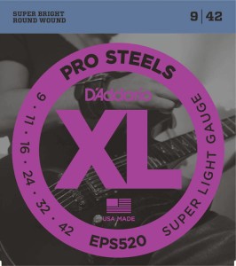 Struny do Gitary Elektrycznej - D'addario EPS520 9-42
