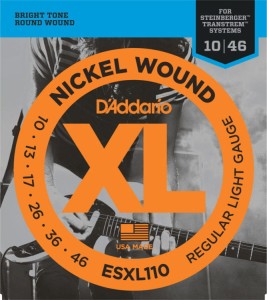 Struny do Gitary Elektrycznej - D'addario ESXL110 10-46