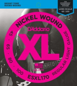 Struny do Gitary Basowej - D'addario ESXL170 45-100
