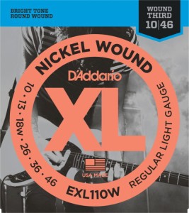 Struny do Gitary Elektrycznej - D'addario EXL110 W