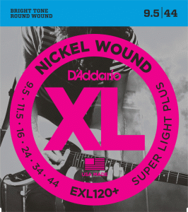Struny do Gitary Elektrycznej - D'addario EXL120+ 9.5-44