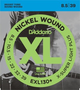 Struny do Gitary Elektrycznej - D'addario EXL130+ 8.5-39