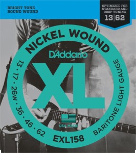 Struny do Gitary Elektrycznej - D'addario EXL158 13-62