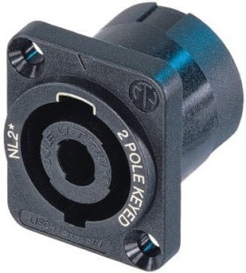 Gniazdo Speakon - Neutrik NL 2 MP