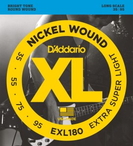 Struny do Gitary Basowej - D'addario EXL180 35-95