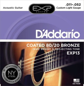 Struny do Gitary Akustycznej - D'addario EXP13 NY 11-52
