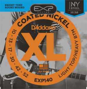 Struny do Gitary Elektrycznej - D'addario EXP140 10-52