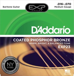 Struny do Gitary Akustycznej - D'addario EXP23 NY 16-70