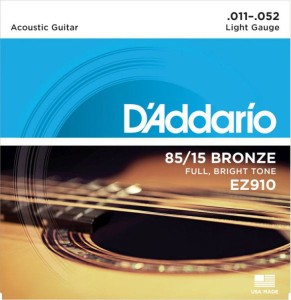 Struny do Gitary Akustycznej - D'addario EZ910 11-52