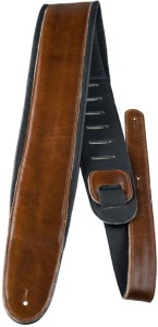 Pasek do Gitary - Perri's 2146 2.5" Leather Padded Chestnu