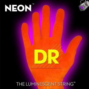 Struny do Gitary Basowej - DR NOB45 45-105 Neon
