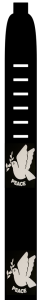 Pasek do Gitary - Perri's 243 2.5" Screened Peace Doves