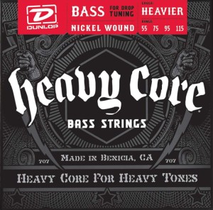 Struny do Gitary Basowej - Dunlop DBHCN 055/115 55-115