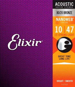 Struny do Gitary Akustycznej - Elixir 11152 10-47 12-str