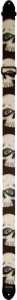 Pasek do Gitary - Perri's 41 2" Polyester Skull