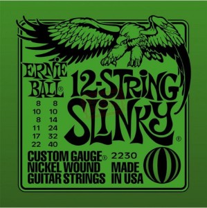 Struny do Gitary Elektrycznej - Ernie Ball 2230 8-40 12-str