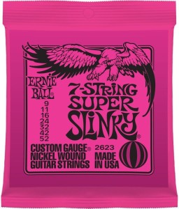 Struny do Gitary Elektrycznej - Ernie Ball 2623 9-52 7-str