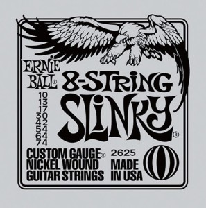 Struny do Gitary Elektrycznej - Ernie Ball 2625 10-74 8-str