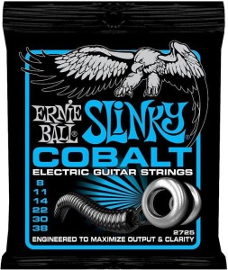 Struny do Gitary Elektrycznej - Ernie Ball 2725 Cobalt 8-38