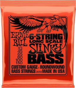 Struny do Gitary Basowej - Ernie Ball 2838 32-130