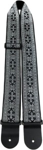 Pasek do Gitary - Perri's 6548 2.5" Jaquard Silver Cross