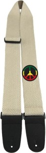 Pasek do Gitary - Perri's 6560 2" Hemp Peace 1