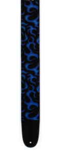 Pasek do Gitary - Perri's 68 2.5" W/Blue Flame