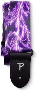 Pasek do Gitary - Perri's 728 2.5" Flames & Studs Purple