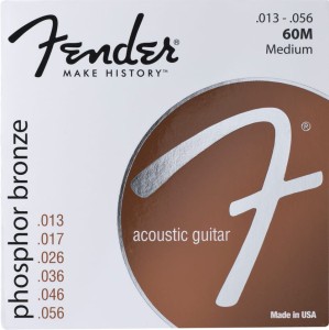 Struny do Gitary Akustycznej - Fender 60M 13-56