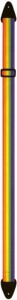 Pasek do Gitary - Perri's 88 2" Nylon Rainbow