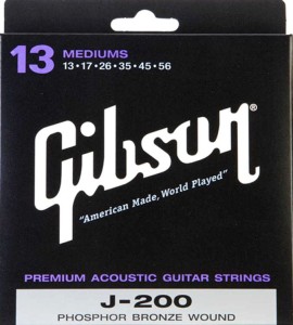 Struny do Gitary Akustycznej - Gibson SAG J200 M Deluxe Phos Bronze 13-56