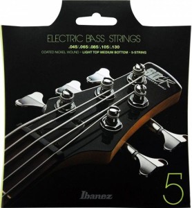 Struny do Gitary Basowej - Ibanez IEBS5C 45-130