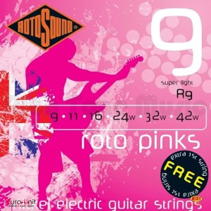 Struny do Gitary Elektrycznej - Rotosound R9 9-42