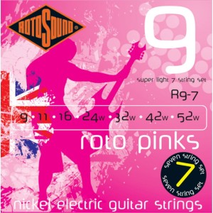 Struny do Gitary Elektrycznej - Rotosound R9-7 9-52