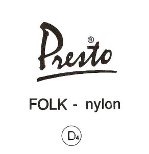 Struna do Gitary Klasycznej - Presto Folk Nylon D4