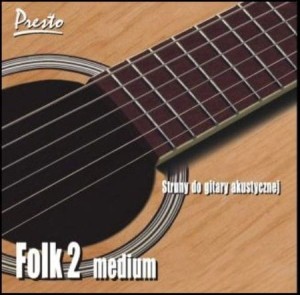 Struny do Gitary Akustycznej - Presto Folk 2 Phosphor BR