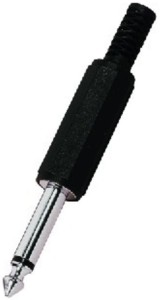 Wtyk Jack 6,3 mm - Monacor T 208 A