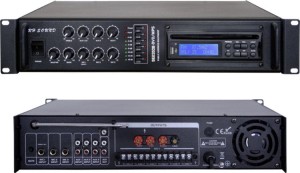 Wzmacniacz radiowęzłowy - Rh Sound SE 2350 B DVD/MP3 100V