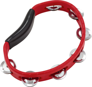 Meinl HTR Hand Tambourine Red