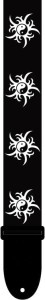 Pasek do Gitary - Perri's 7028 2" Poly Tribal Yin Yang