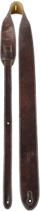 Pasek do Gitary - Perri's 6698 2" Garmet Leather Mahagony